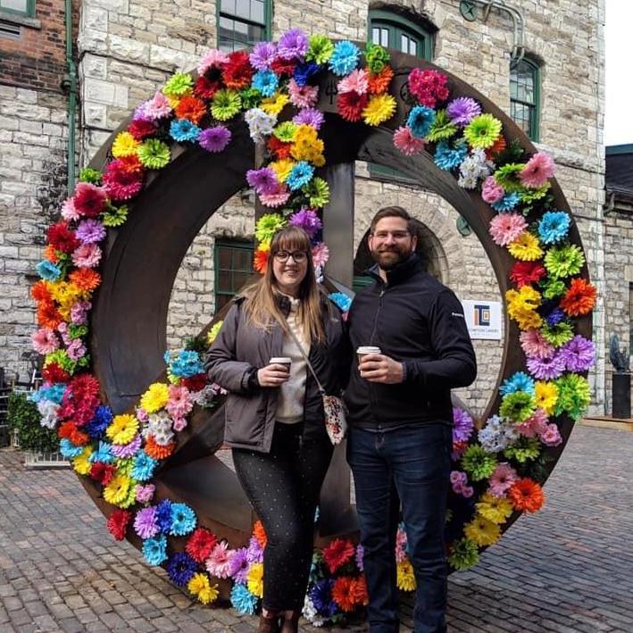 Exploring Toronto's Distillery District in 2019.