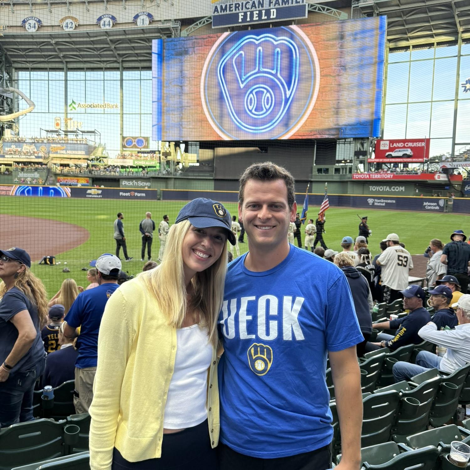 Is that a Brewers hat?