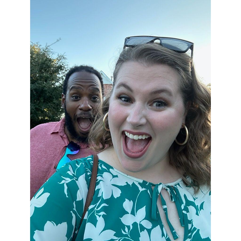 Being so silly goofy