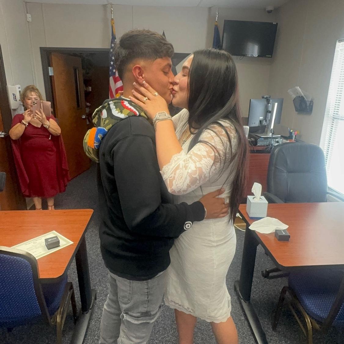 When we got married by court !