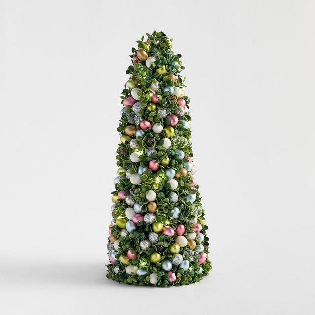 Lit Easter Egg Bauble Tree: Multi: Small