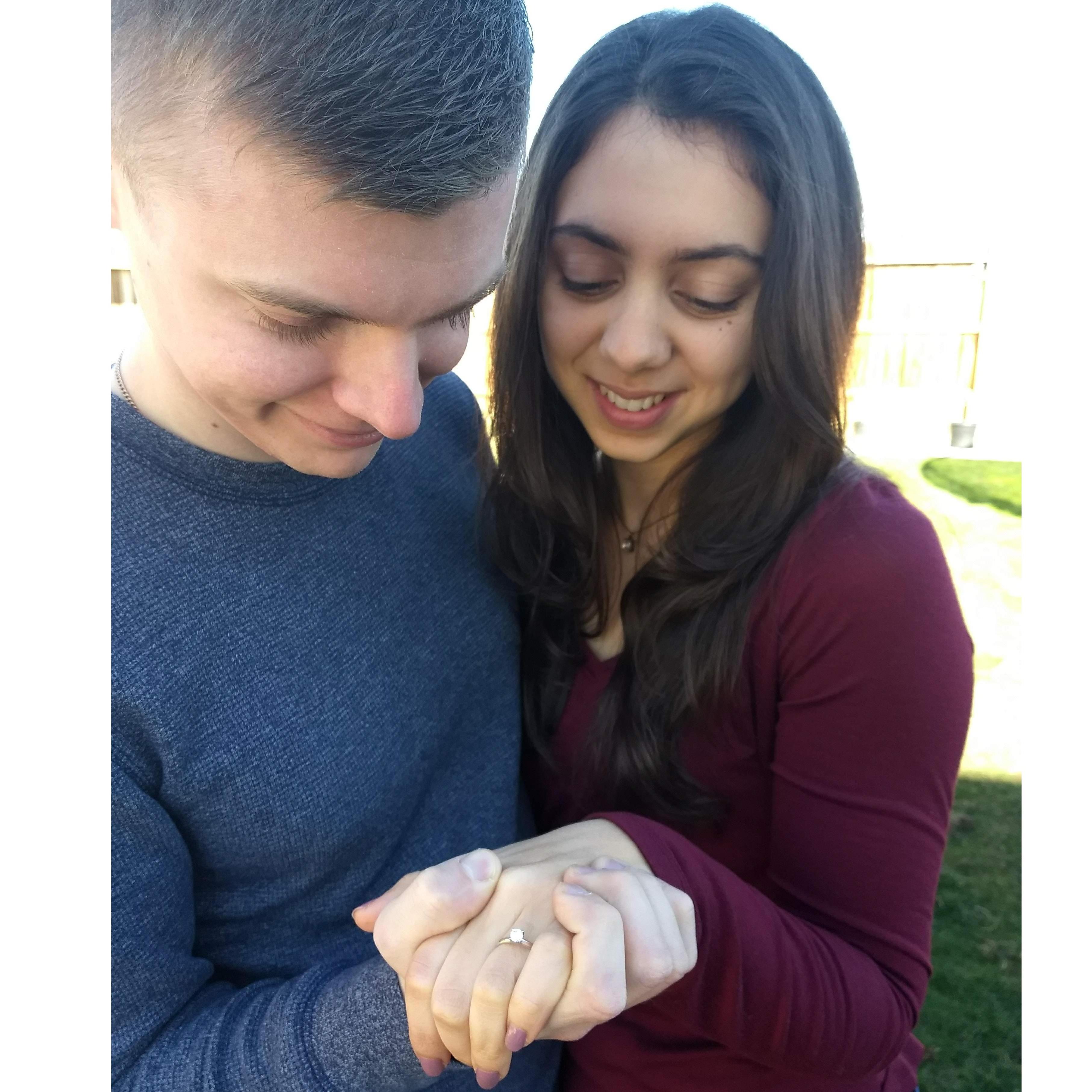 He "put a ring on it!!"