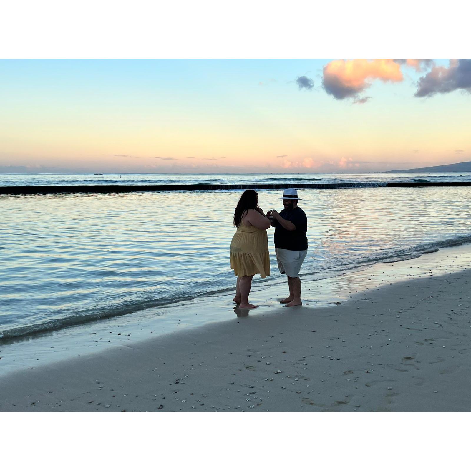 Our Hawaii engagement 