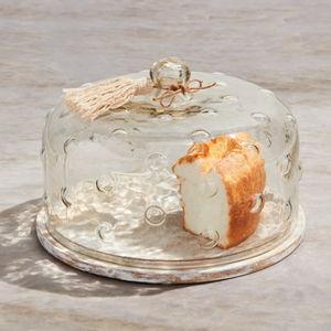 Hobnail Glass Cake Dome