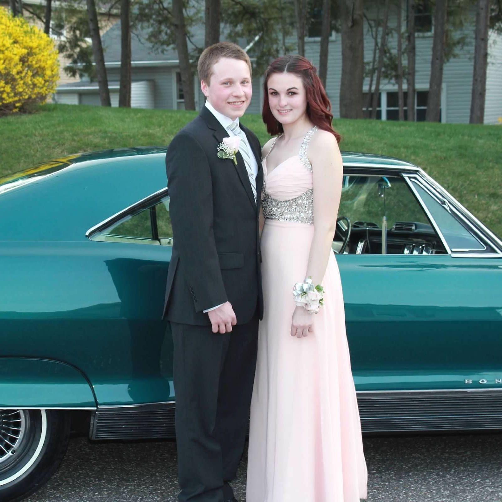 Joe's Junior prom & where our wedding colors came from.