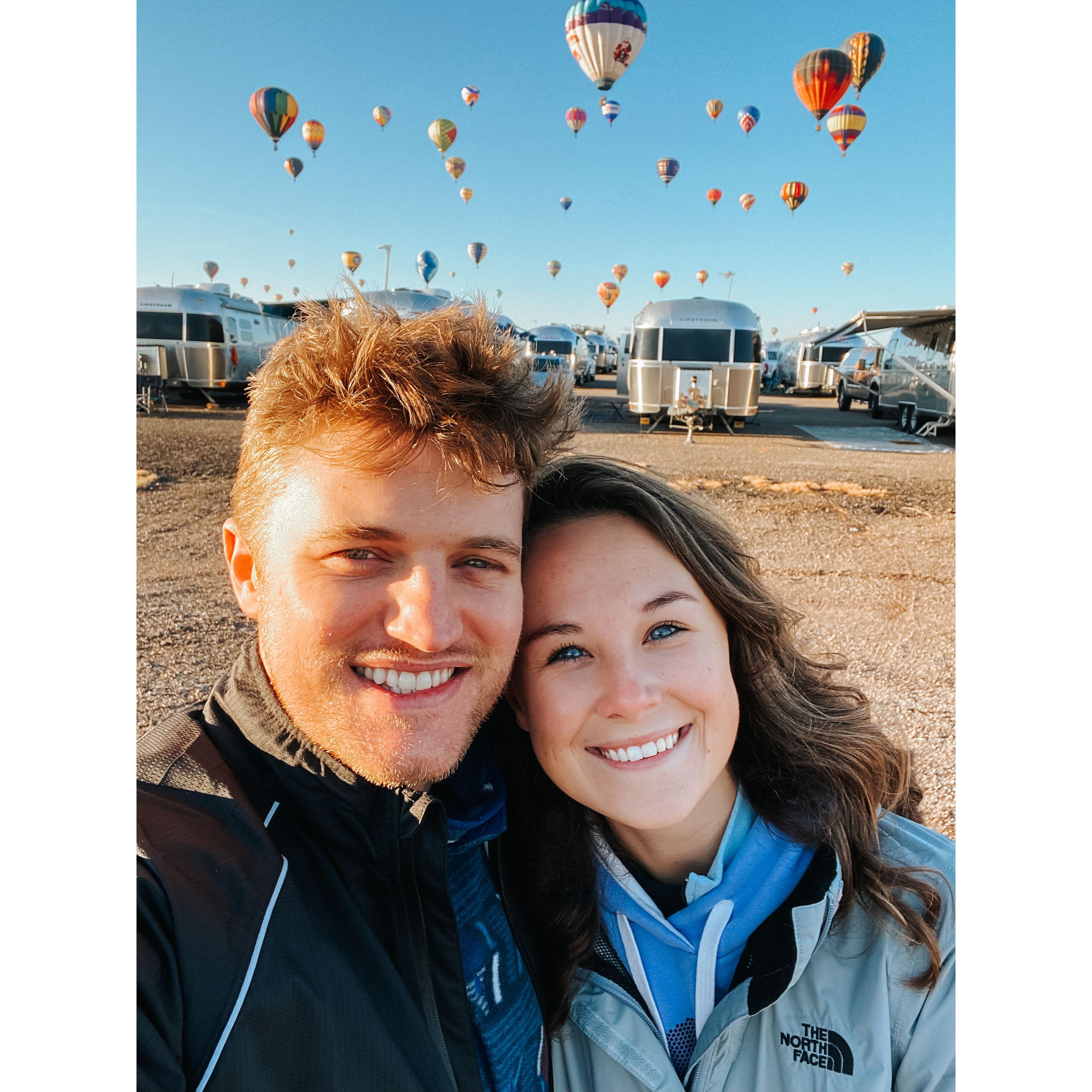 Our first Balloon Fiesta, October 2021.