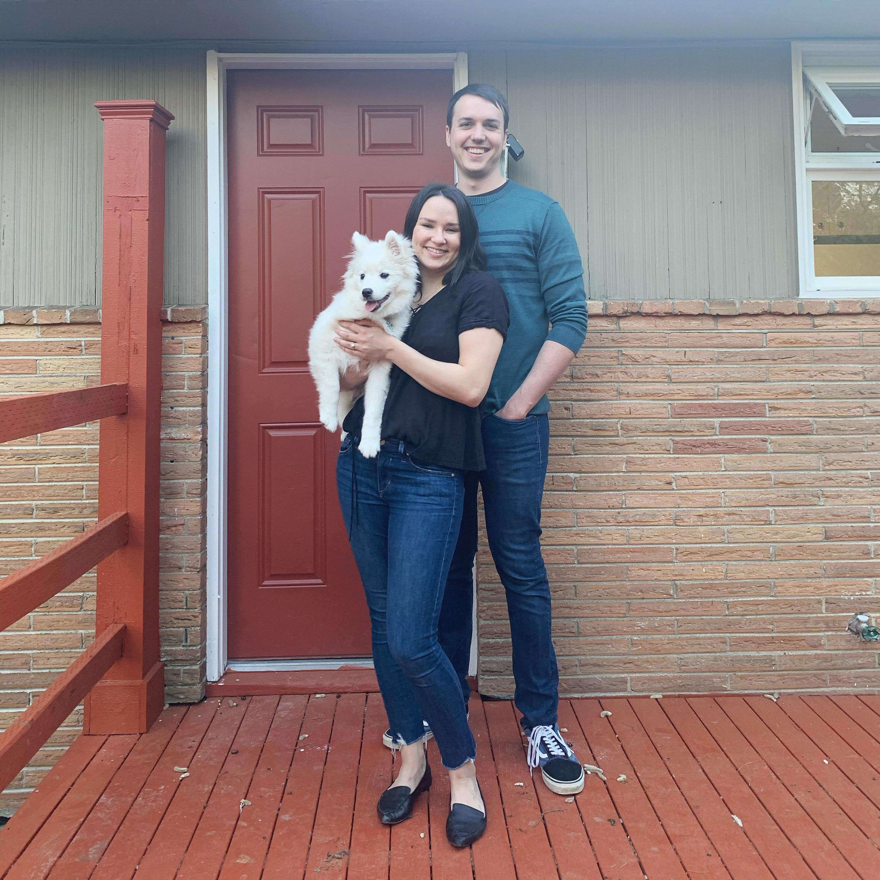 Our first home together!