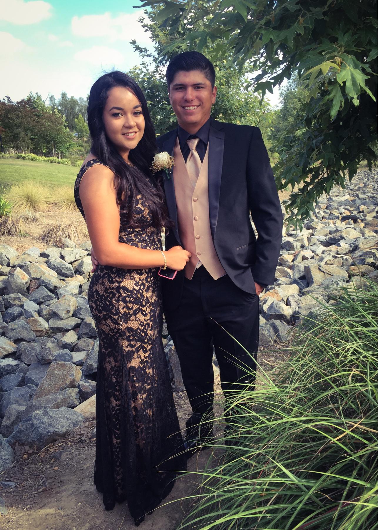 Christian's high school prom May 2016