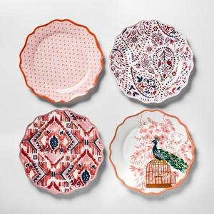 Melamine Dinner Plates 10.5" Red/Pink Set of 4 - Opalhouse™