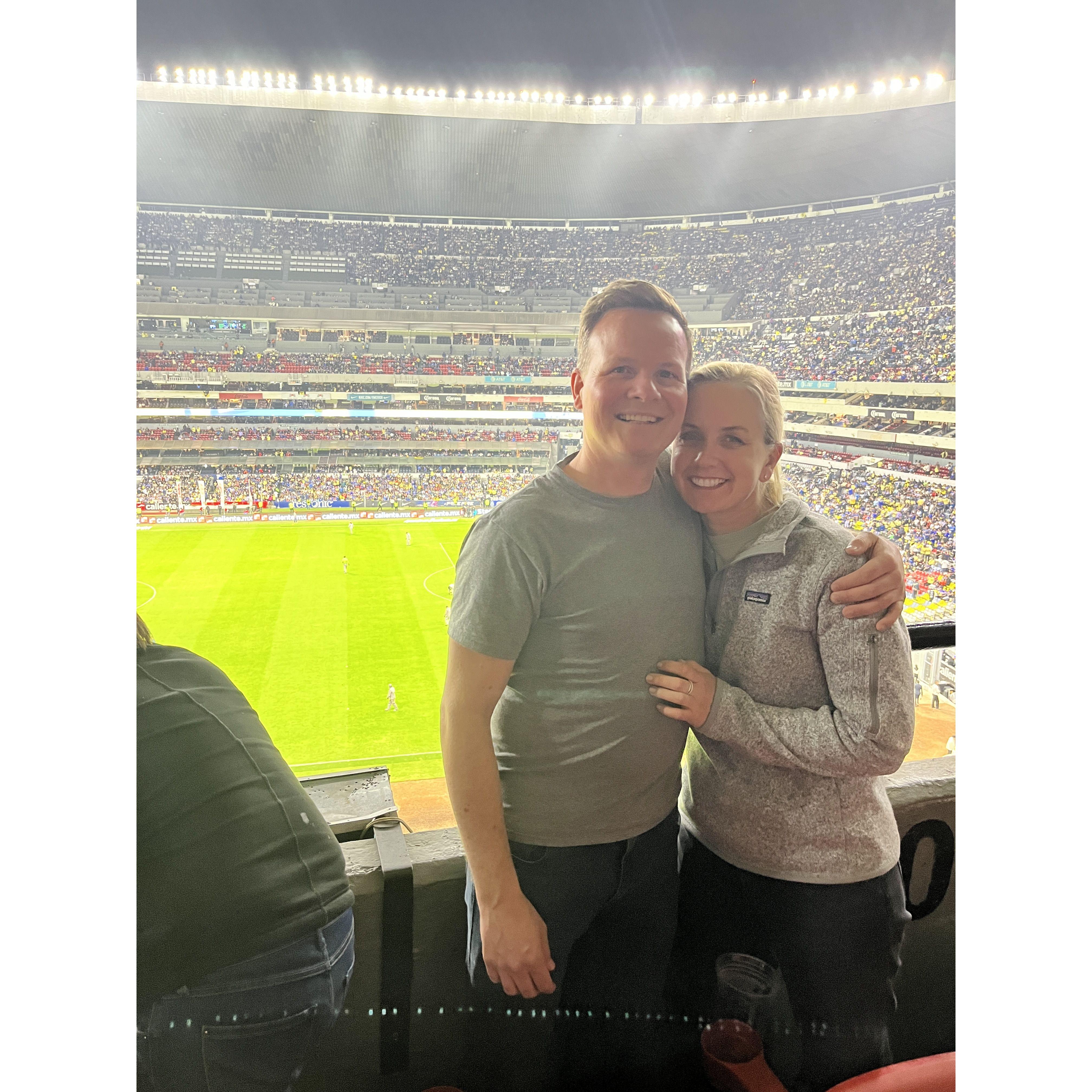 Mexico City soccer game