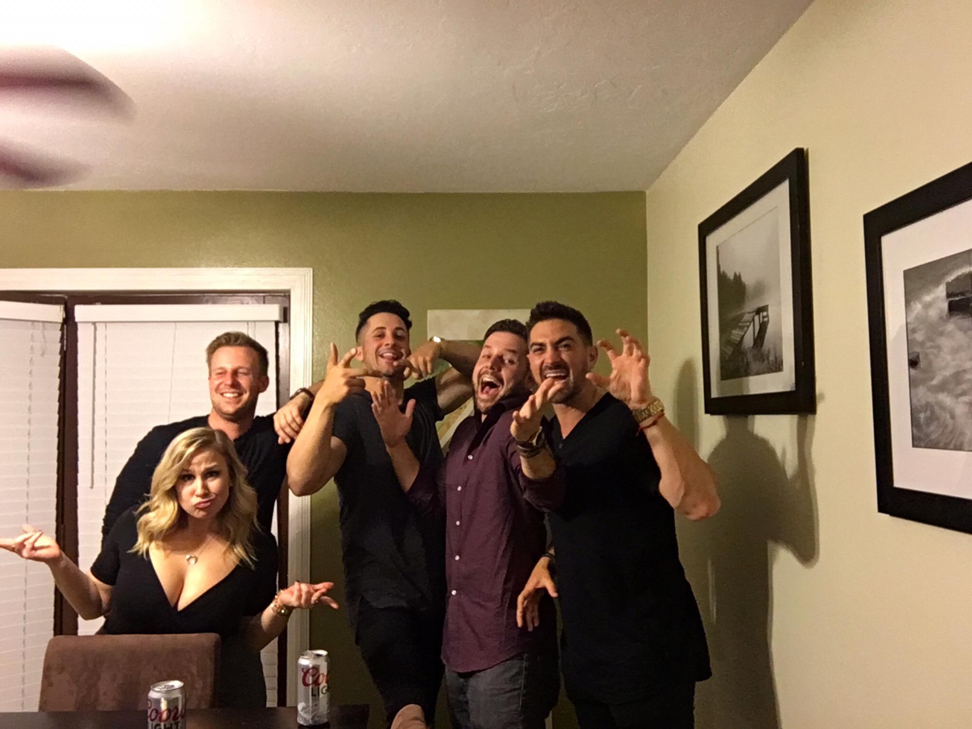 The first night we "met" and our first photo together...New Years Eve 2017!