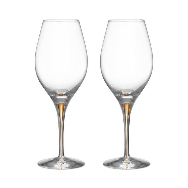 Orrefors Intermezzo Balance Gold Wine Glass, Set of 2 - 100% Exclusive