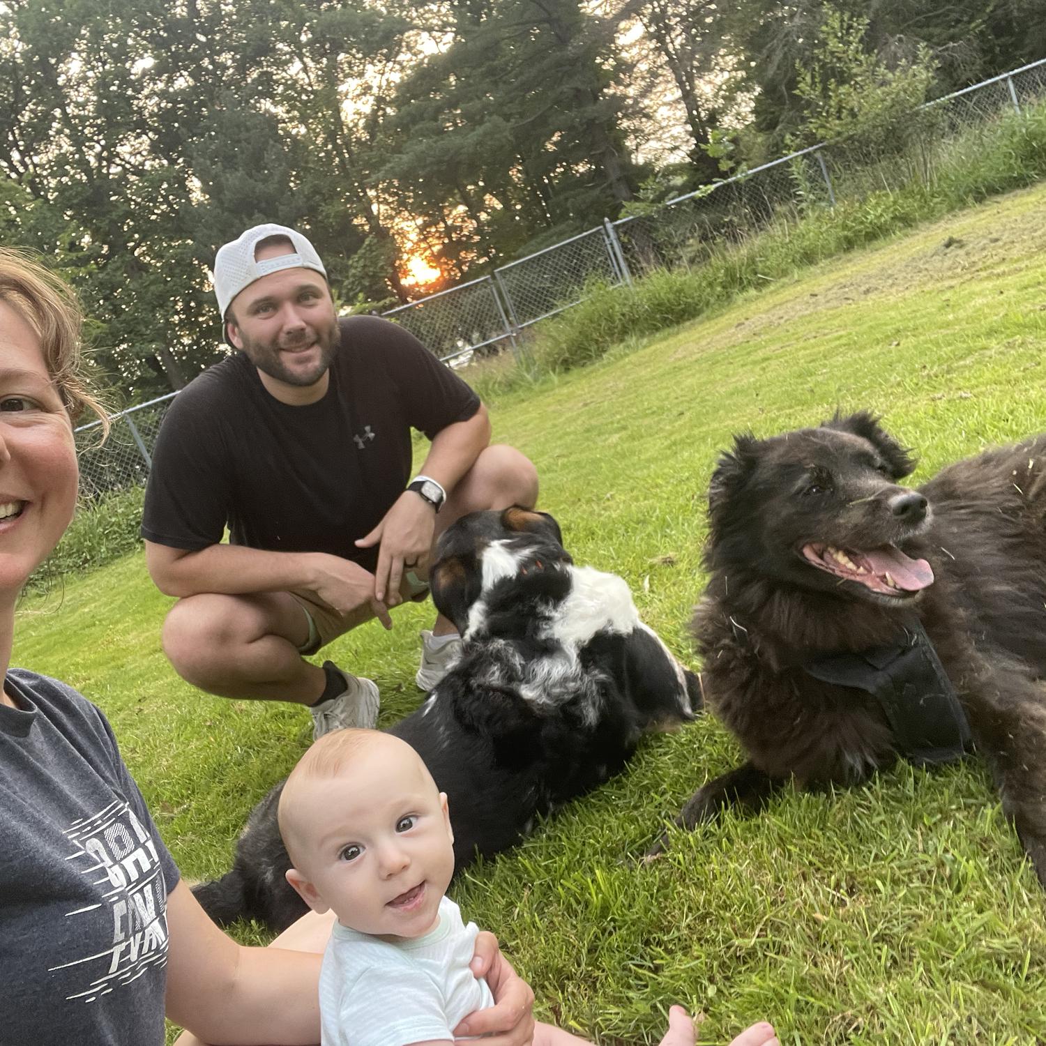 Shawhan crew in our backyard - August 2023