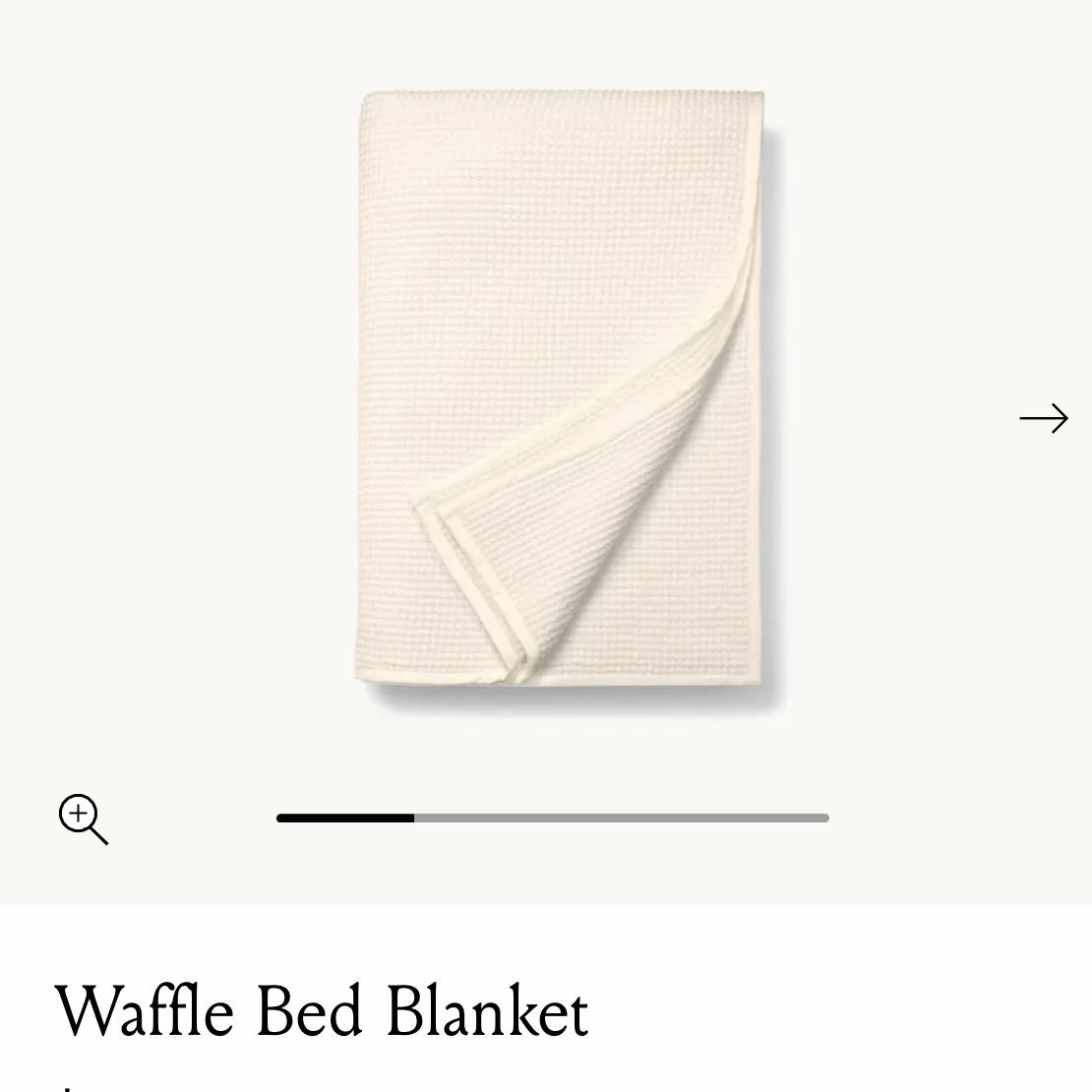 Waffle Bed Blanket