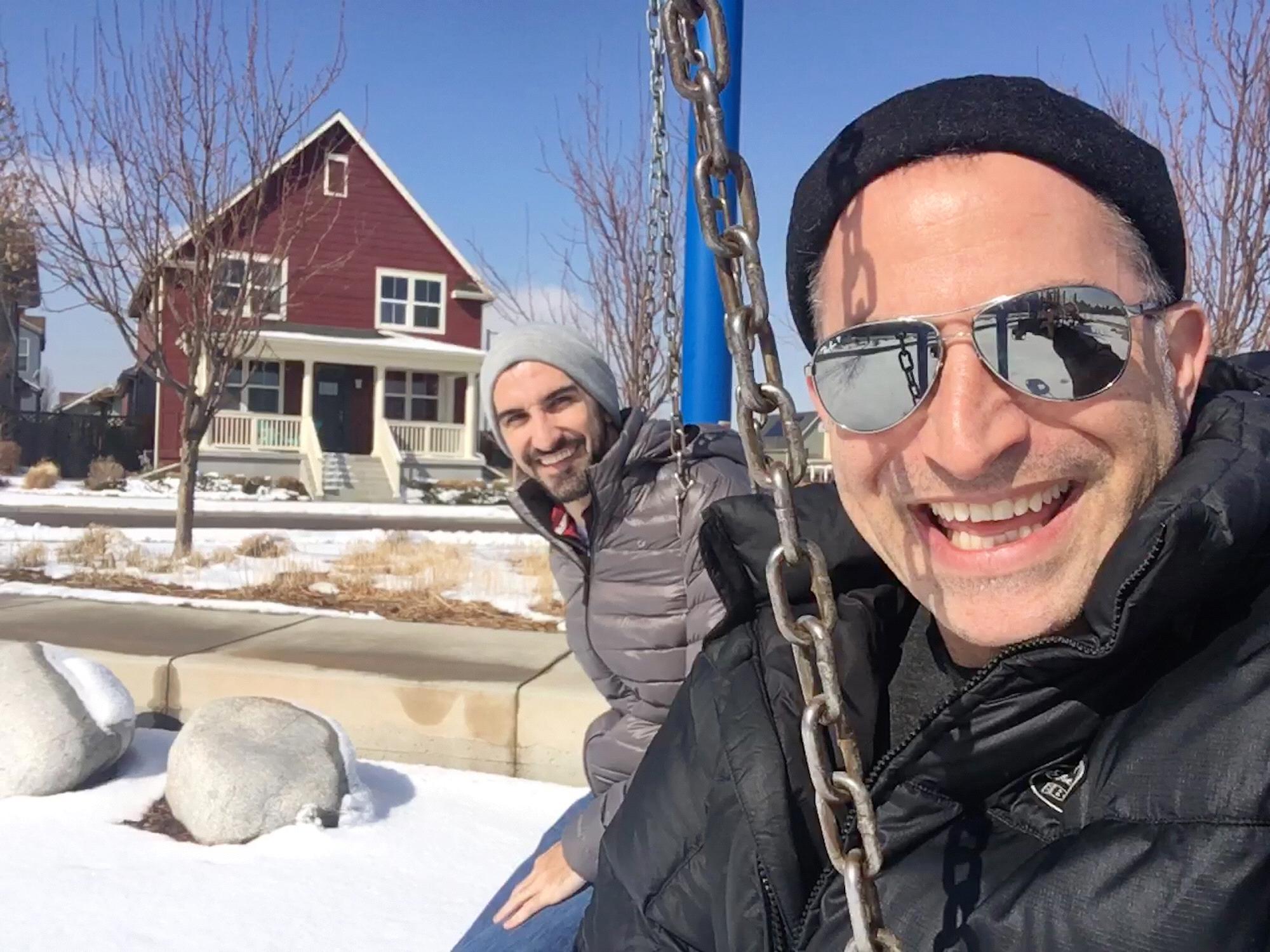 The day we closed on our house in Denver.