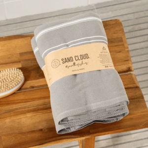 Classic Fringeless XL Bath Bundle - Grey - 2 Pack | Sand Cloud