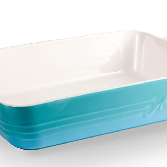 Casserole Dish Ceramic Baking Dish Casserole Dishes for Oven 9x13 Baking Dish with Handles Deep and Large Capacity Baking Dish for Casseroles Lasagnas Roasted Vegetables Great Kitchen Gifts,Blue