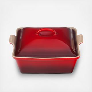 Heritage Covered Square Casserole Dish