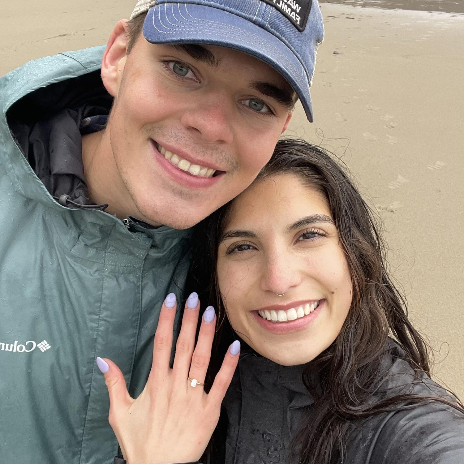 We got engaged!