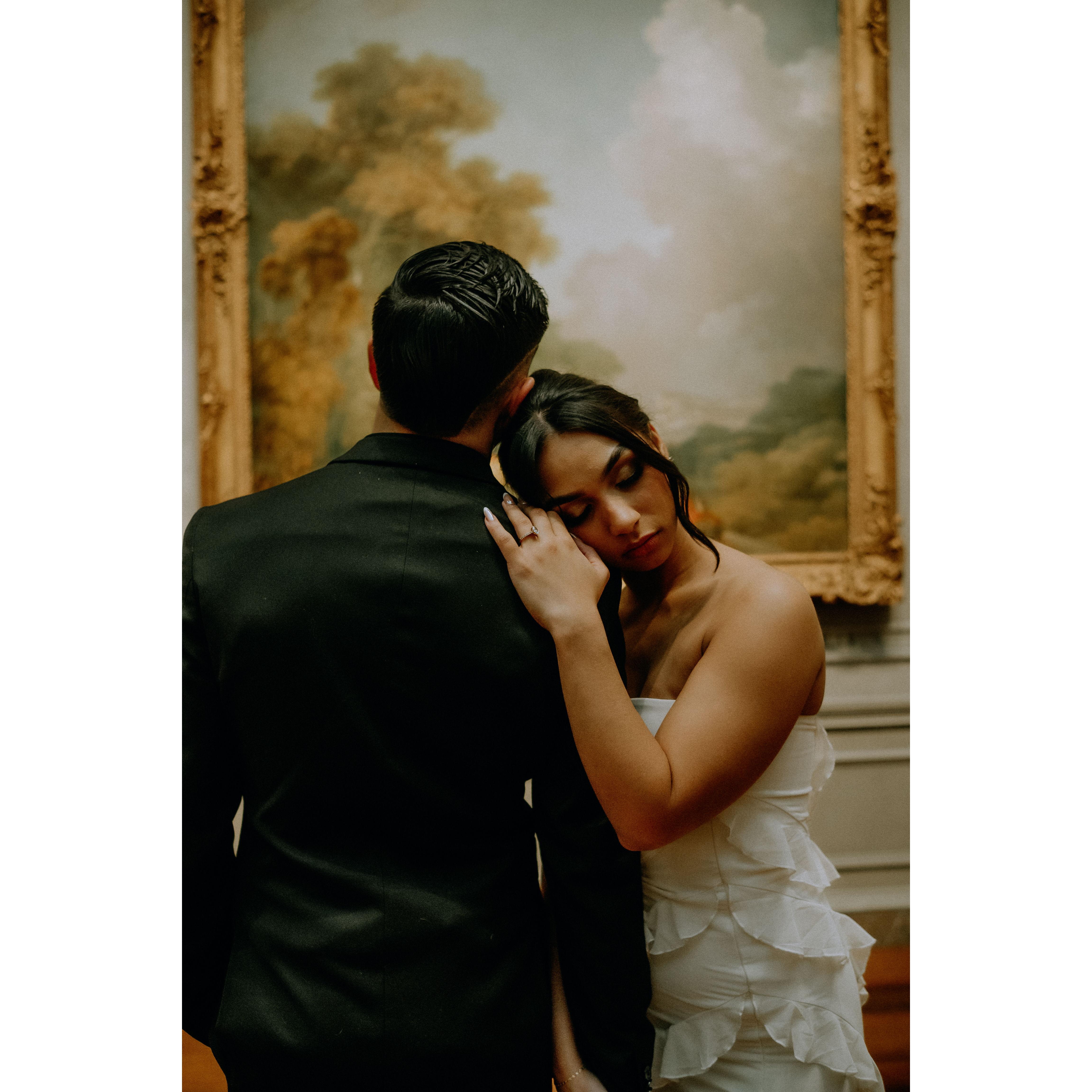 We had so much fun with this photo shoot -it perfectly captures our relationship!