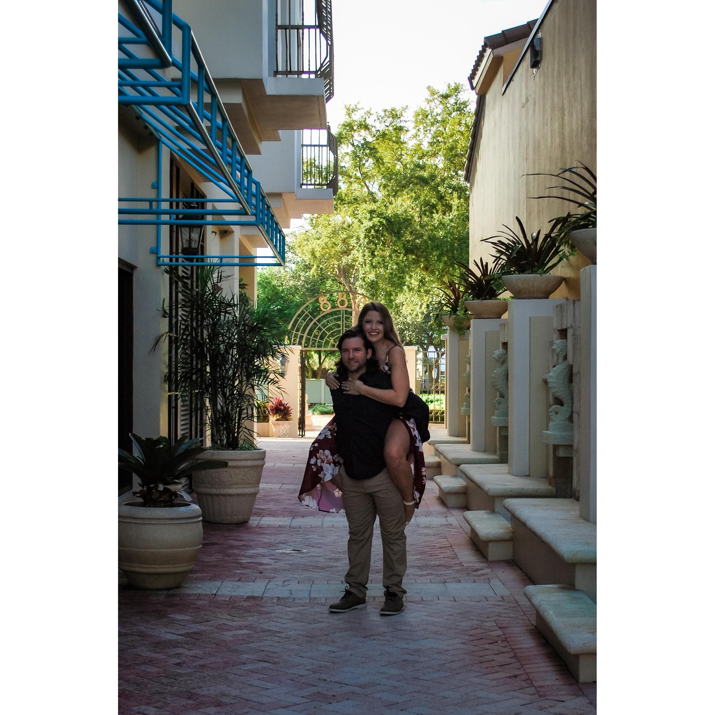 Engagement Photos on Las Olas Blvd in Ft. Lauderdale, FL!