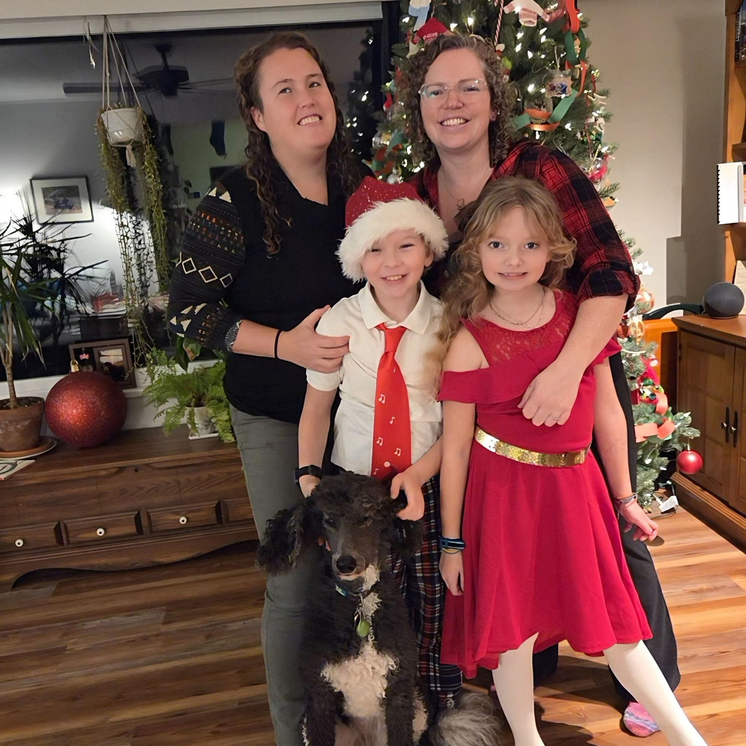 Our first Christmas all living together.
