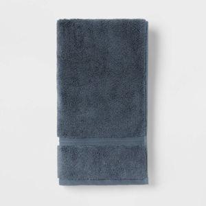 2pk Spa Plush Hand Towel Set Slate Blue - Threshold™