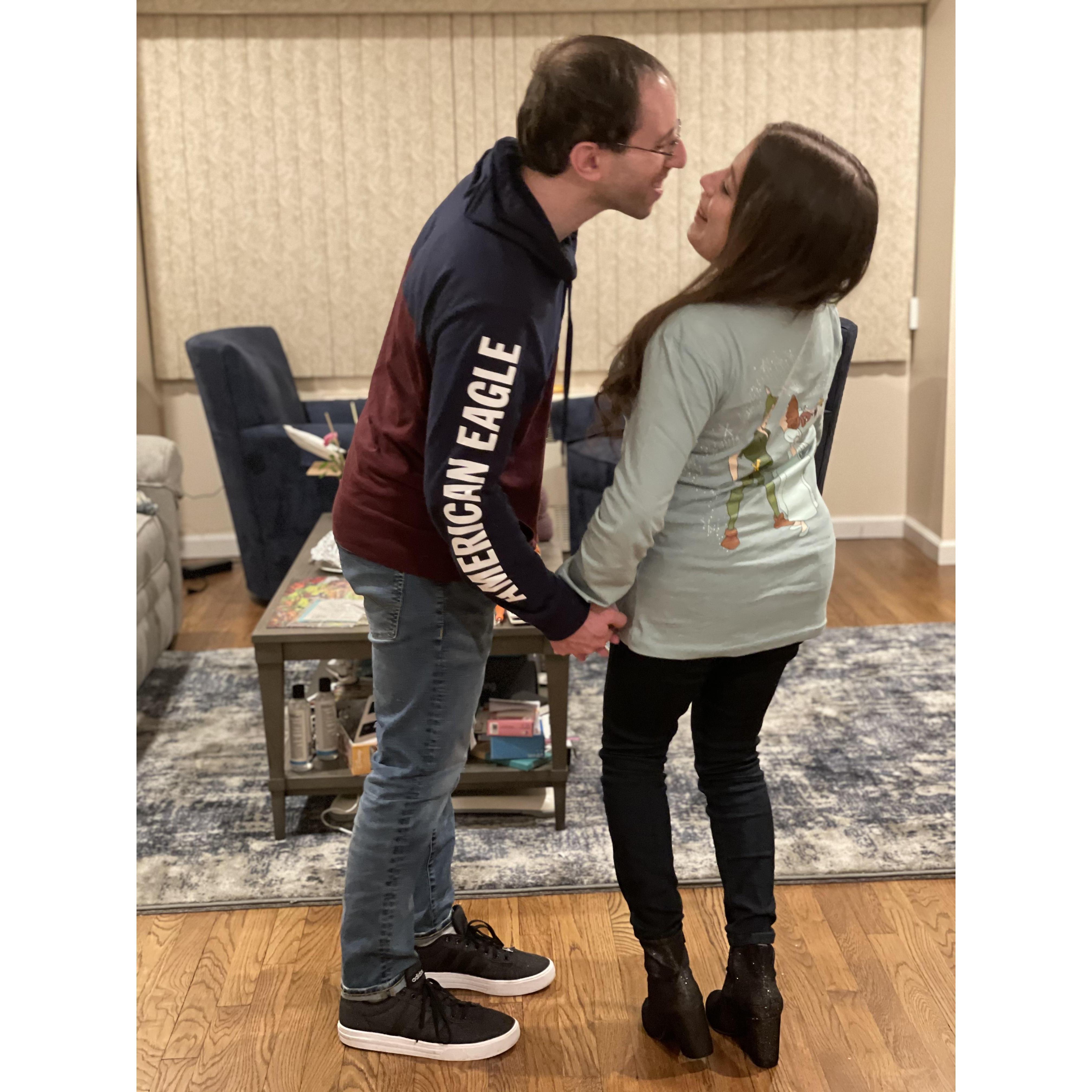 Our fifth Valentine's Day together.
February 14, 2021
