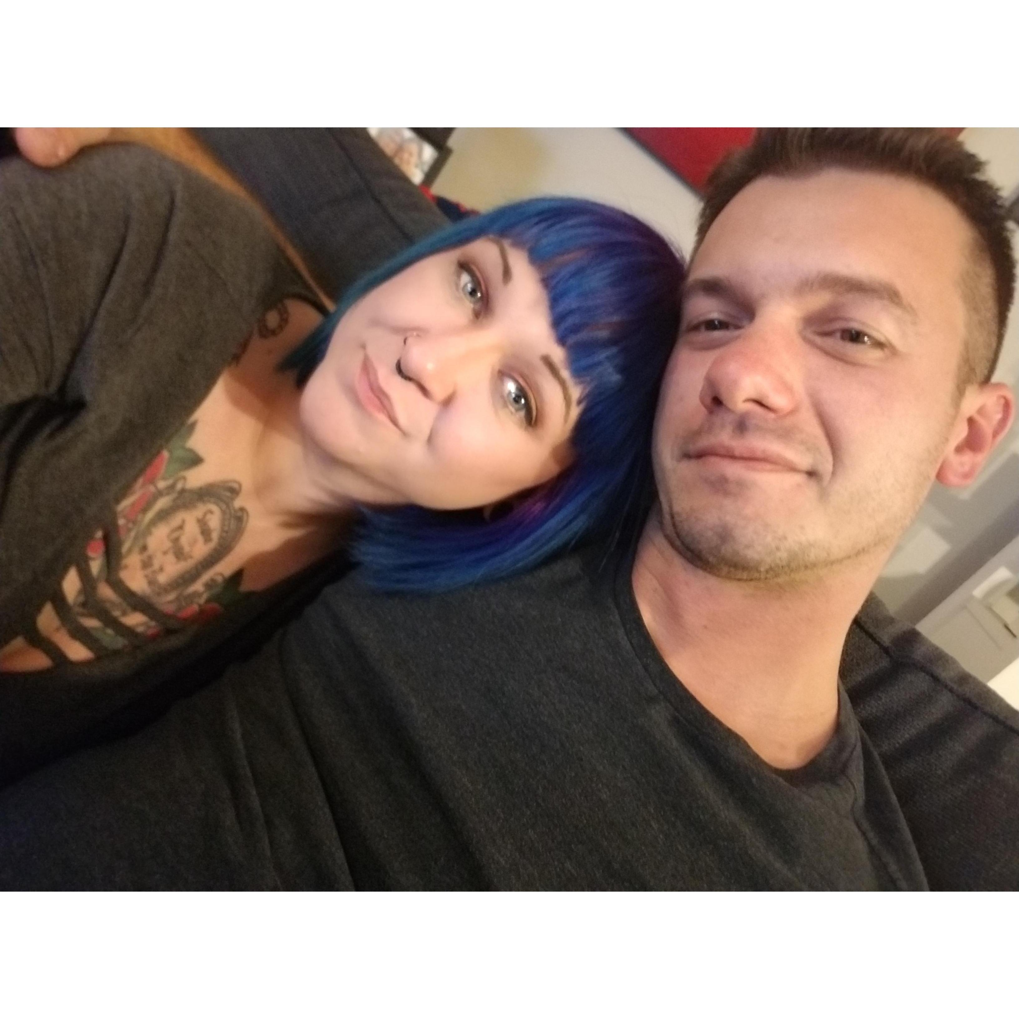 Lazy couch selfies