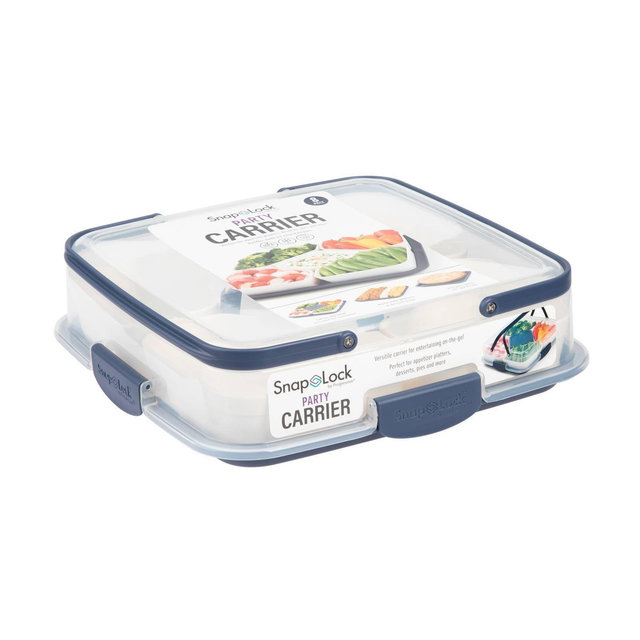 SnapLock Party Carrier - Clear Blue