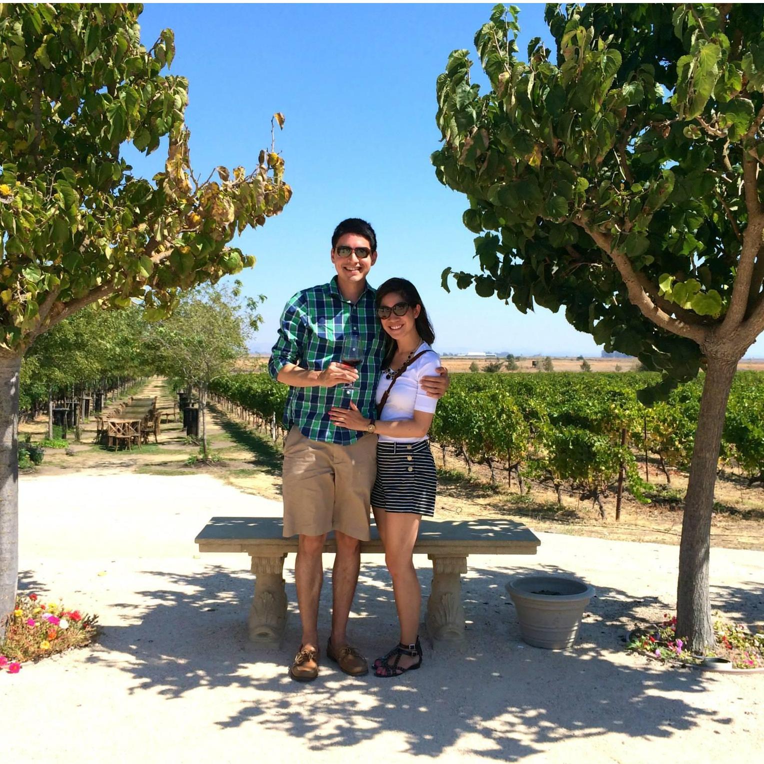 Napa Valley, California --> enough said.