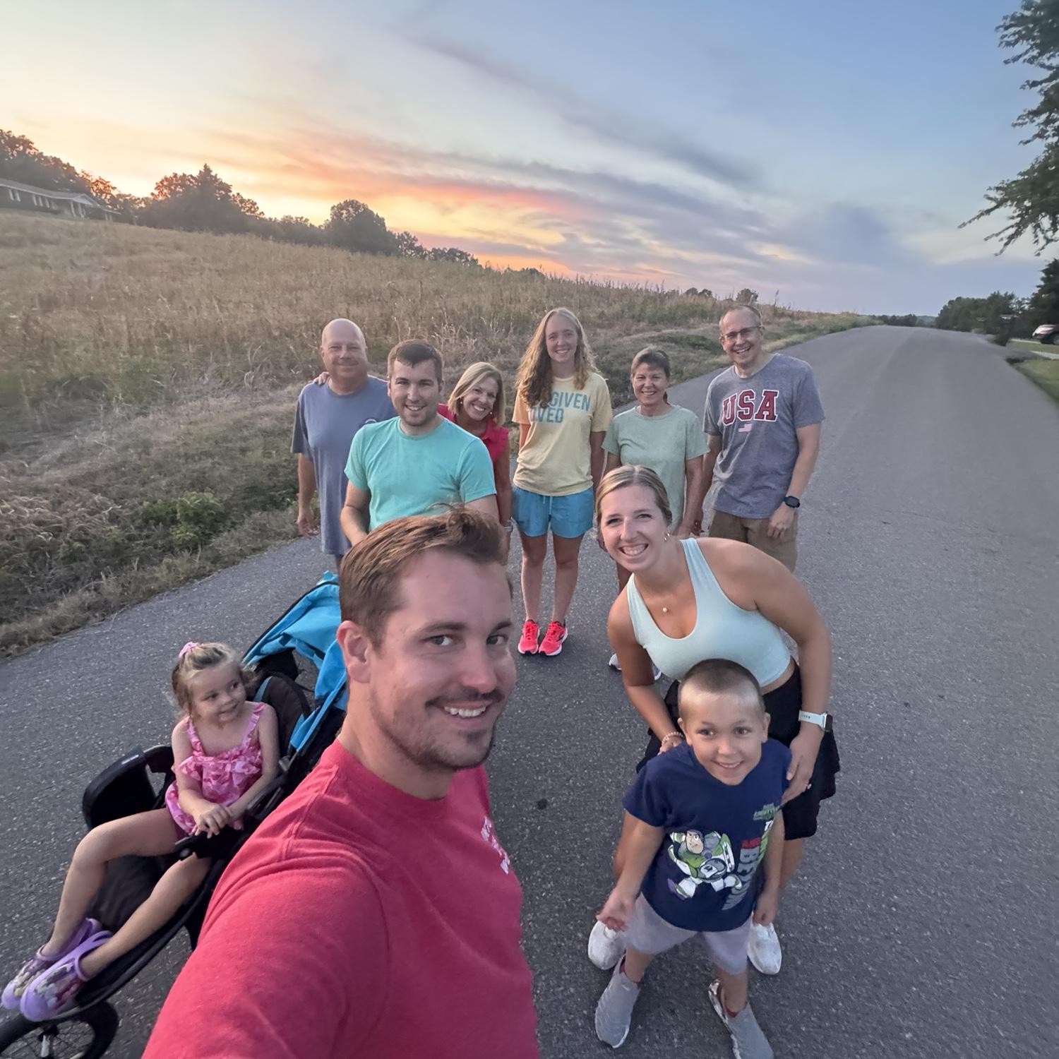 Our families finally got to meet!