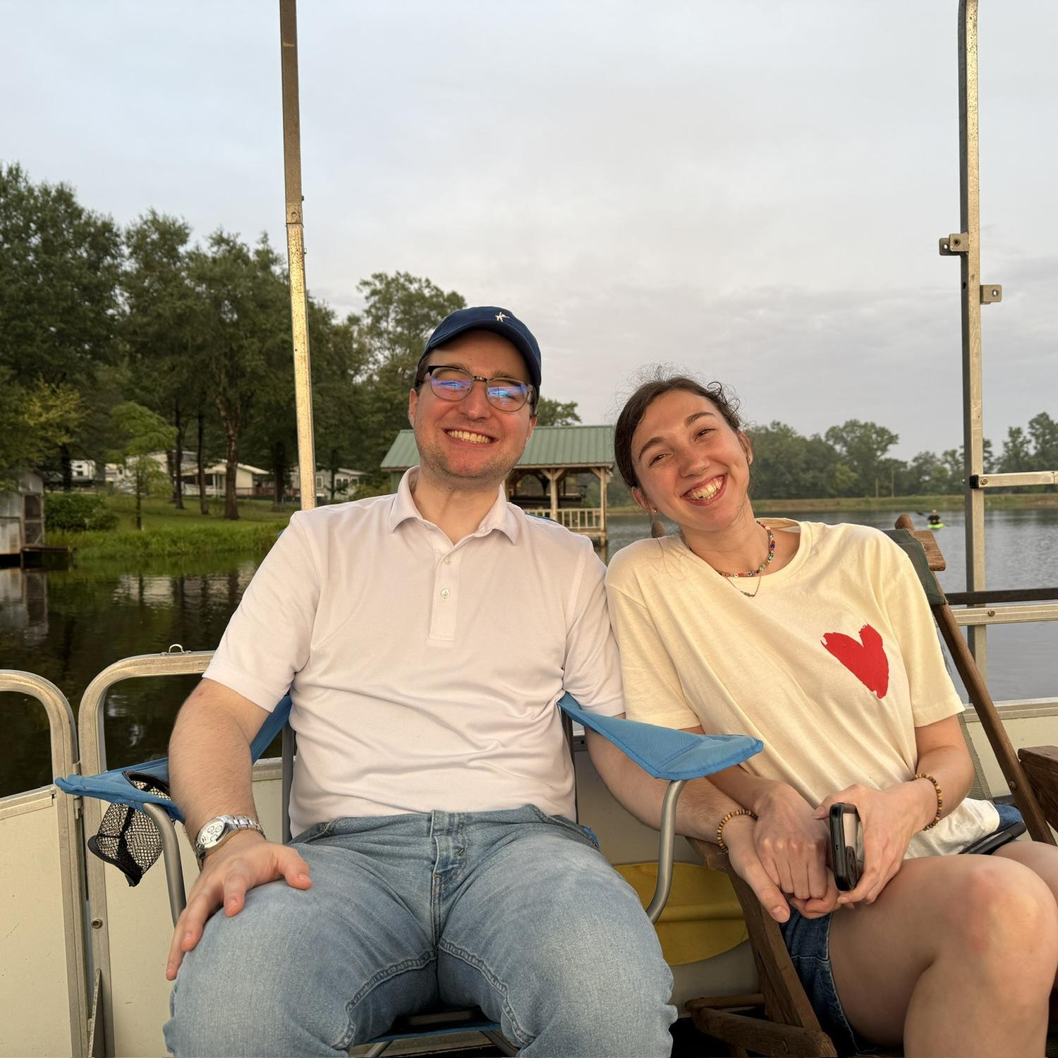 Visiting Kaitlyn’s Uncle Mike and Aunt Sue Ellen on their lake Labor Day 2025!