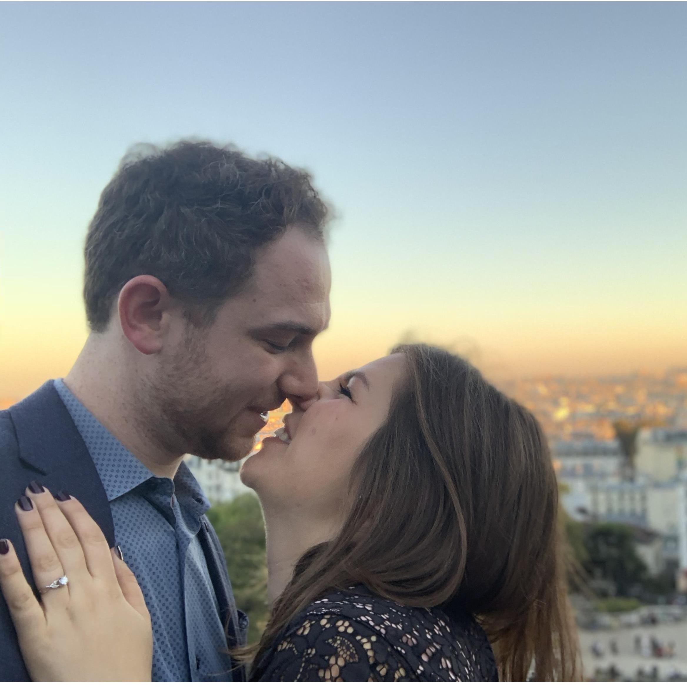 Engagement at the Sacré Cœur, 2018