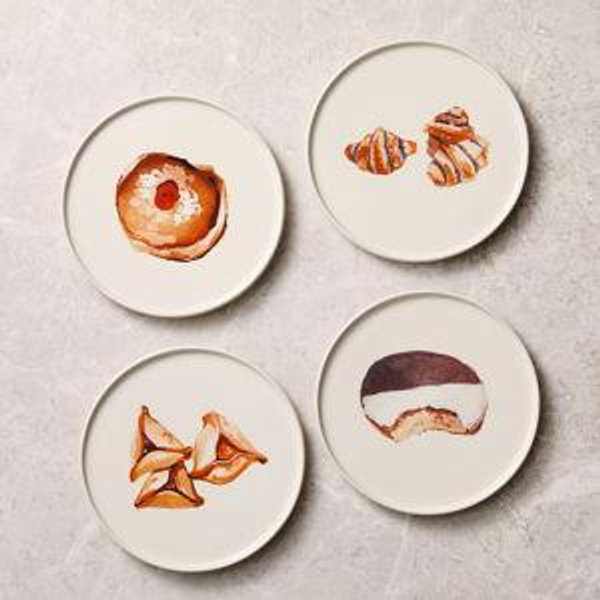 Sweet Deli Favorites Appetizer Plate Sets (Set of 4)