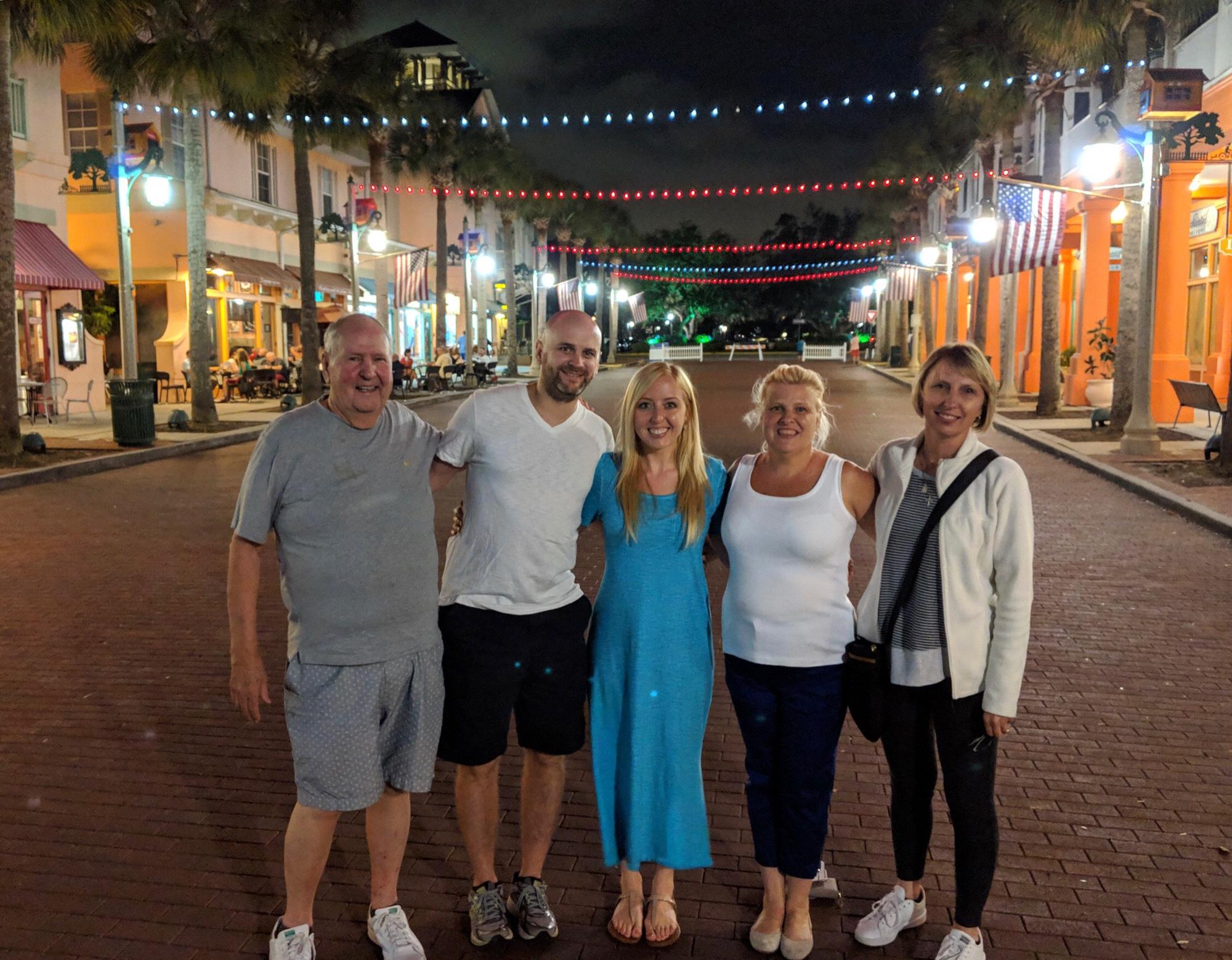 Our first out-of-state trip together to Orlando, Florida.