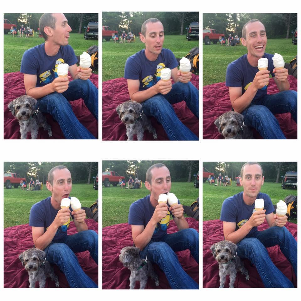 Ice cream binge eater...