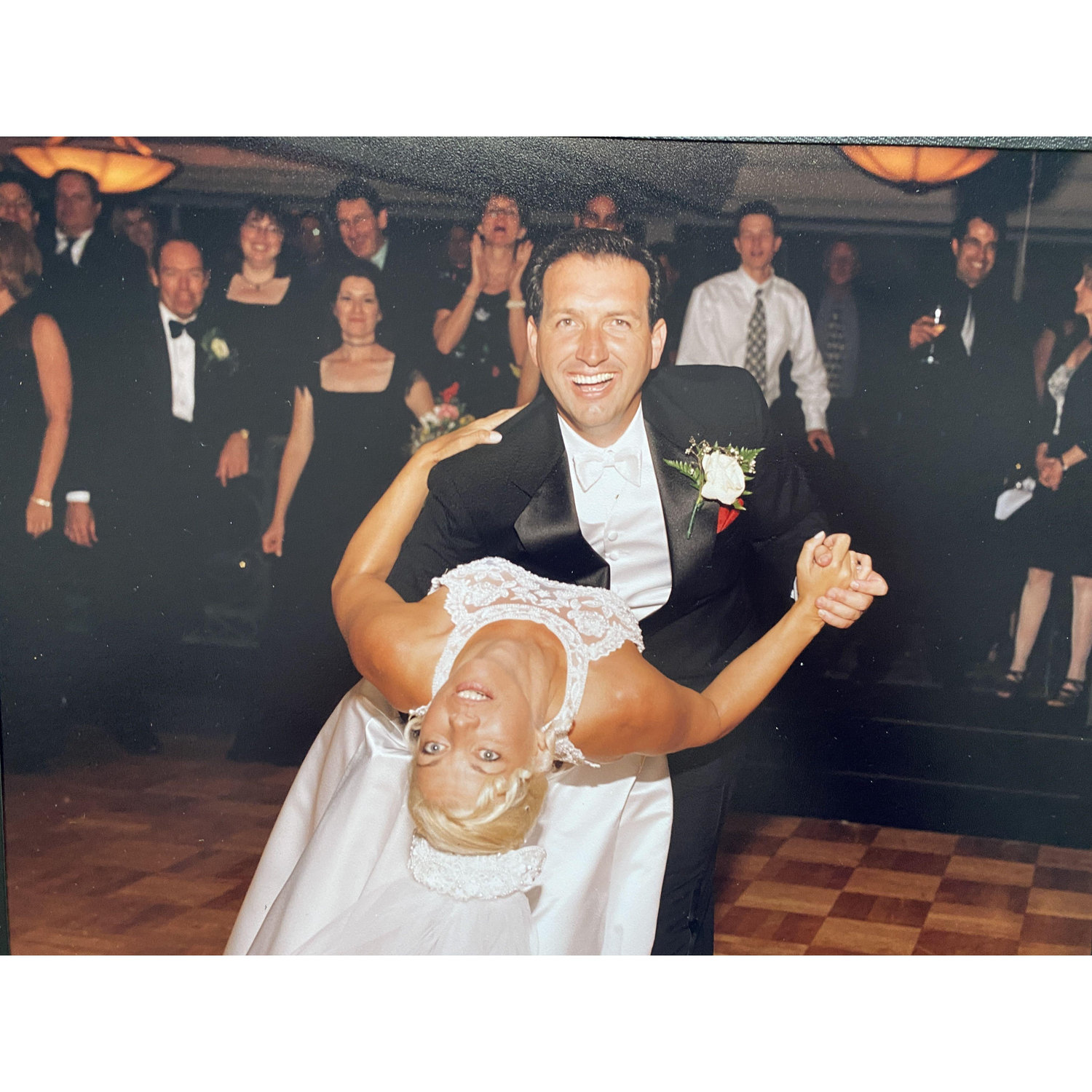 First dance- "Can't Take My Eyes Off of You", Frankie Valli and the Four Seasons.
