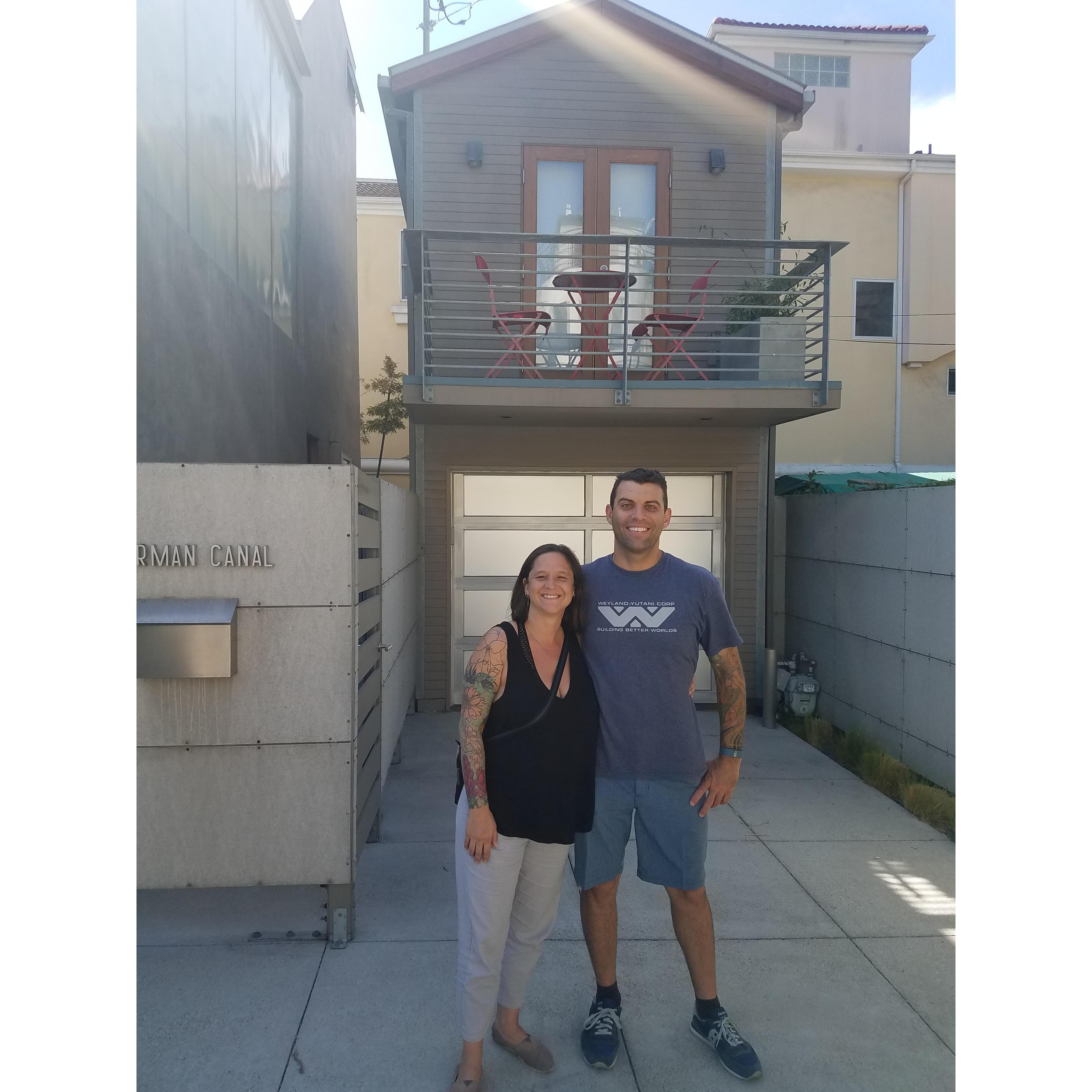 The tiny home in Venice Beach, CA that got our juices flowing.