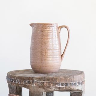 Stoneware Pitcher