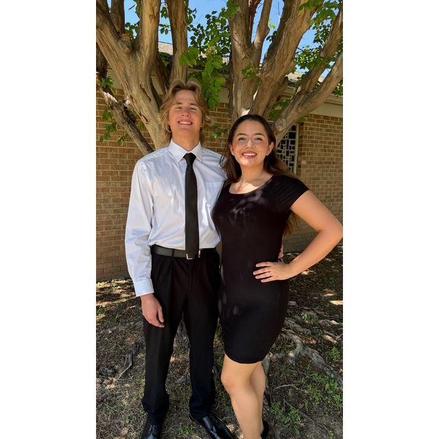 Another formal event we looked spiffy at!