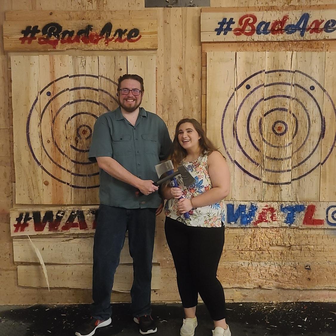 One of our first dates together!