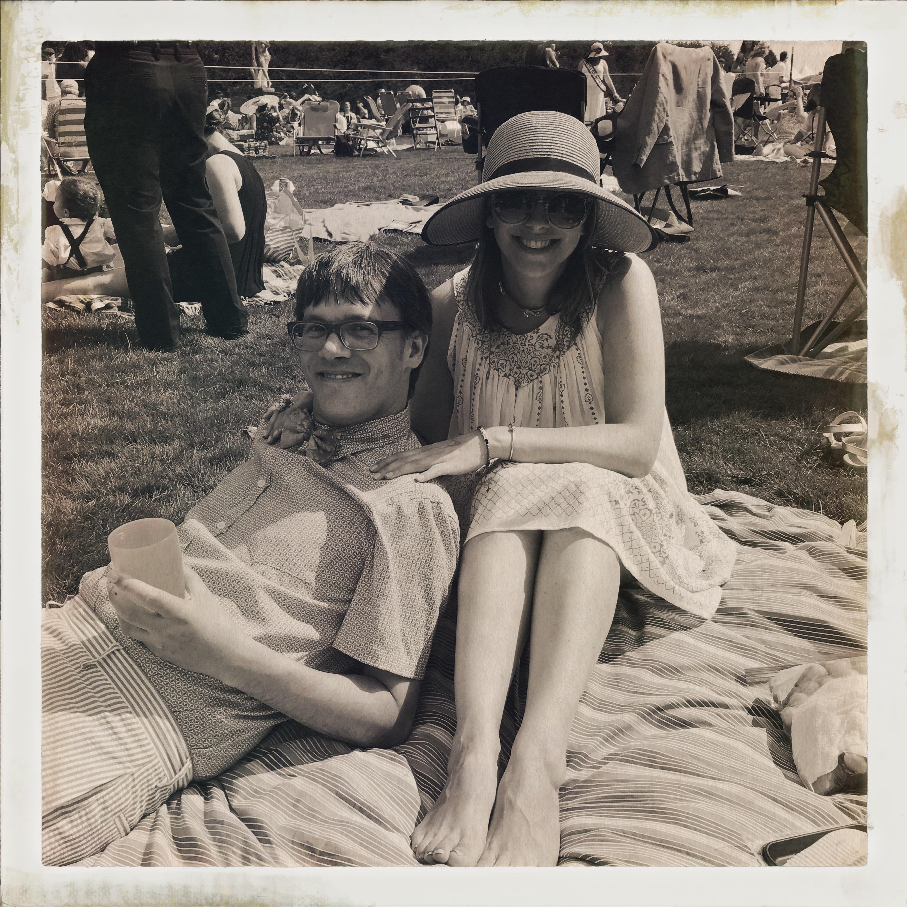 Tom and Molly at the Jazz Age Lawn Party at the Crane Estate in Ipswich MA in the summer of 2017.