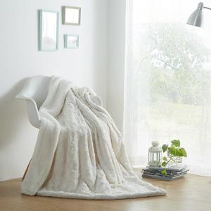 Basile Faux Fur with Sherpa Throw Blanket