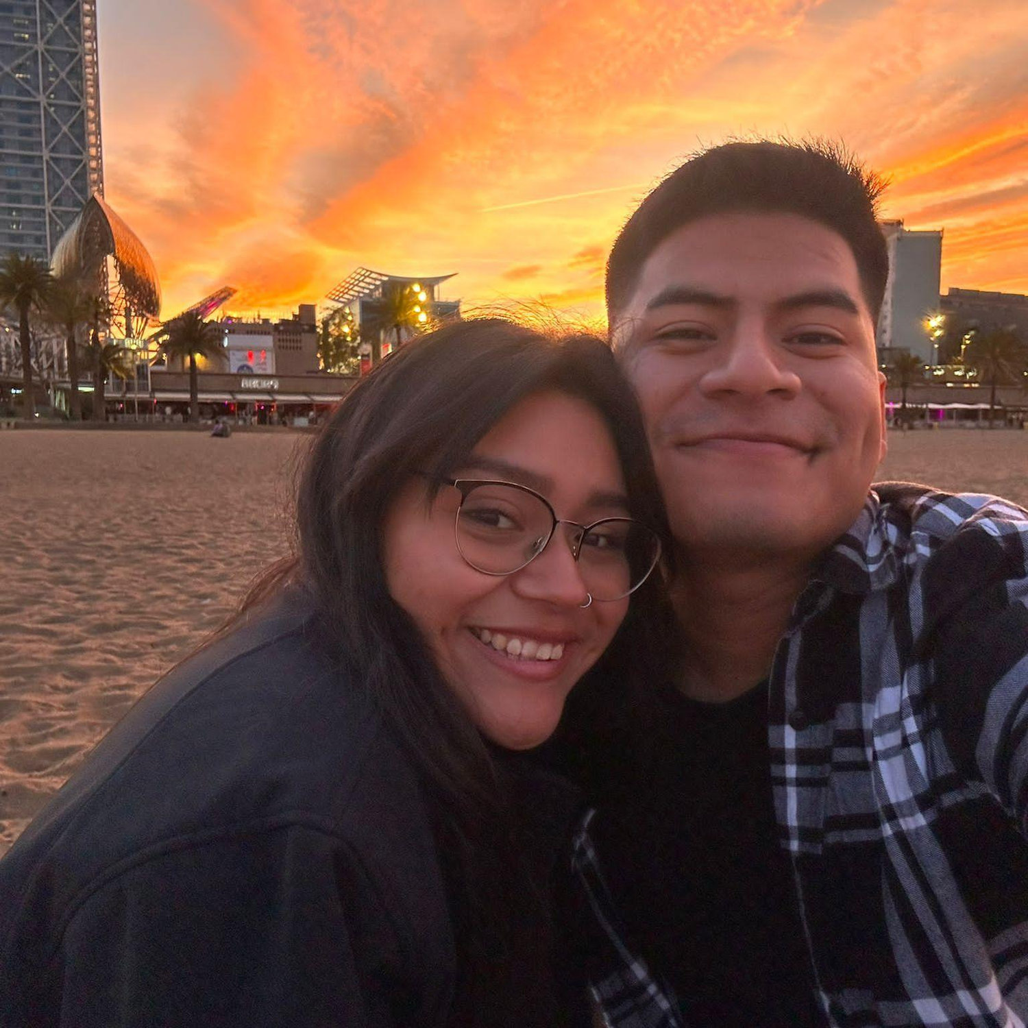 Atardecer en Barceloneta, 15 de Abril de 2023