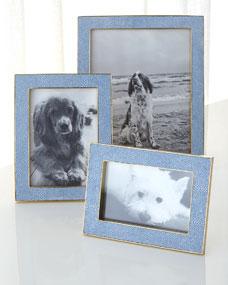 AERINBlue Shagreen 4" x 6" Frame