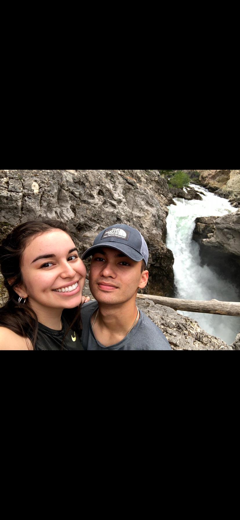 Overlooking Waterfalls in Montana , 2020 :)