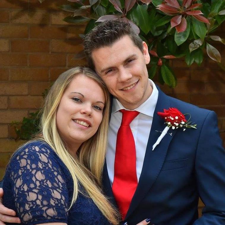 A professional snap of us at Kira and Sonny's wedding in April 2017 ๐ท