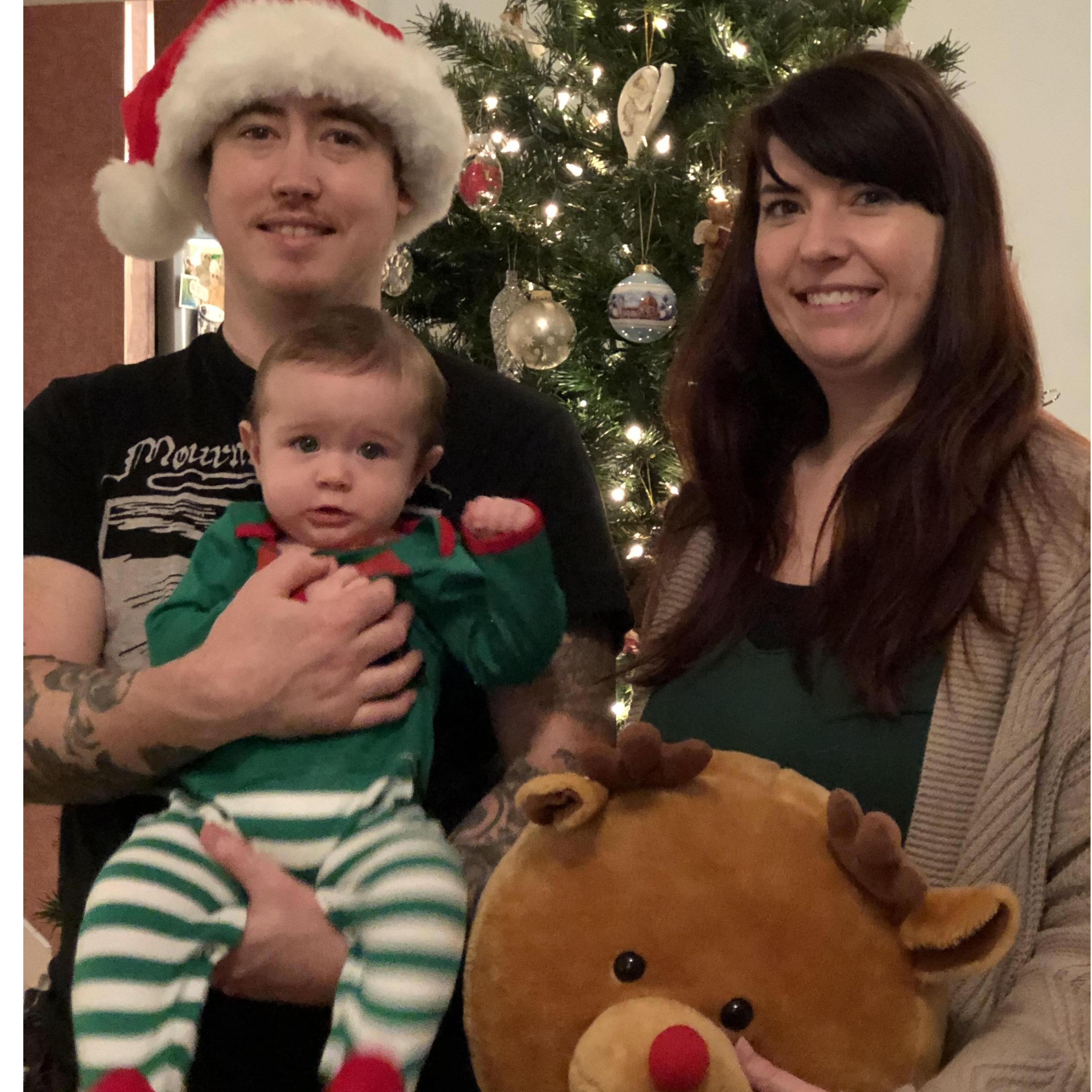 Our first Christmas as a family!