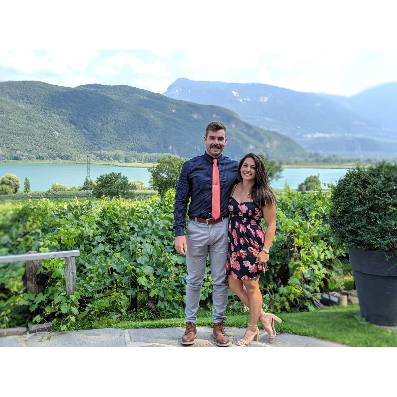 Italian wedding... with views that could kill.